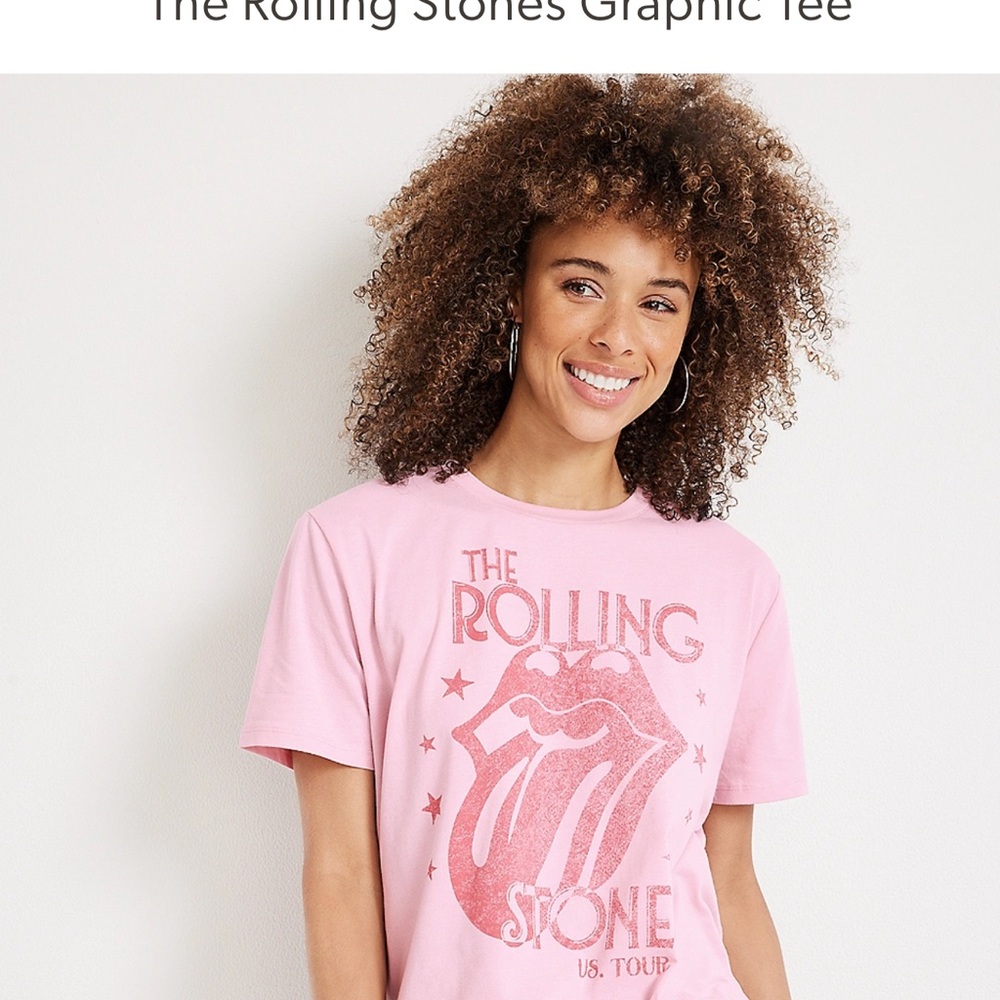 Pink Rolling Stones 🫦 Tee Soft Enough to Steal Your Heart - Picture 3 of 4